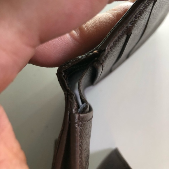 LV Louis Vuitton Wallet Damier Ebene Elise Compact Vintage Unisex Checkered - Picture 9 of 15